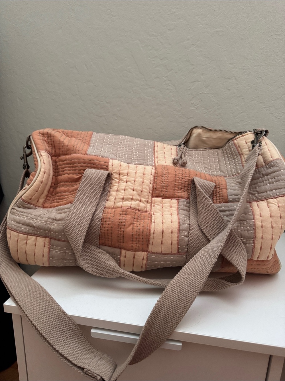patchwork duffle bag - Picture 1 of 6